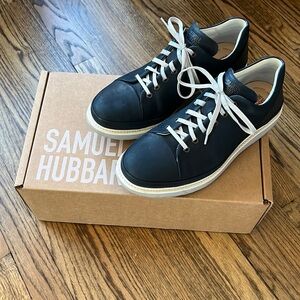 Samuel Hubbard Fast Mens Size 11 Wide Navy Nubuck
Leather Vibram Soles Sneakers
